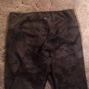 Camo Cropped Lululemon Pants